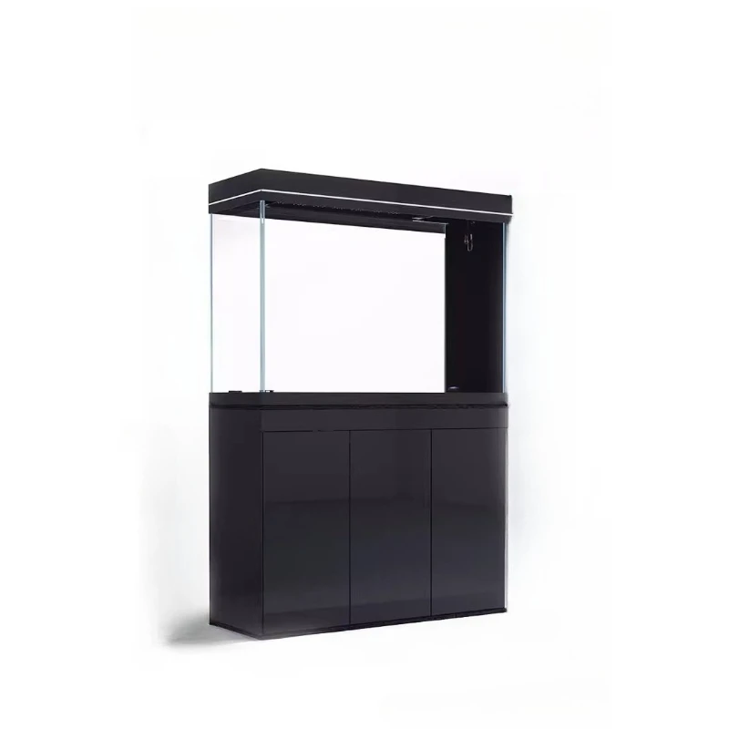 Fish tank living room, small glass tank ecological new bottom filter smart cabinet integrated aquarium