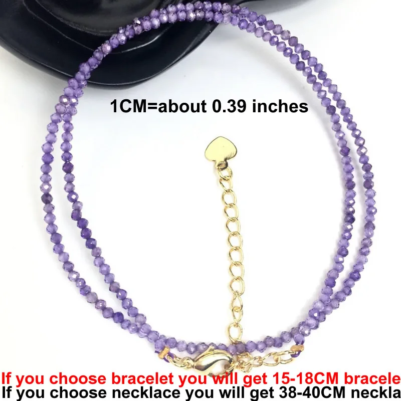 Schneidbare Glitzerperlen Edelsteine für Herren- und Damen-Halsketten, Armbänder, Kristallquarz, Achat, Choker-Schmuck, Partygeschenk, Mode, 2-3mm