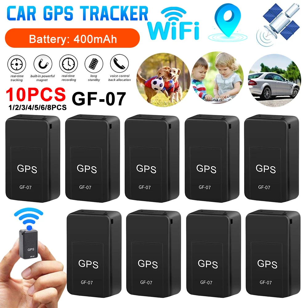 GF-07 Mini GPS Tracker Car GPS Pet Children Elderly Anti-Lost Device Car Real Time Tracking Locator Magnetic Vehicle Locator