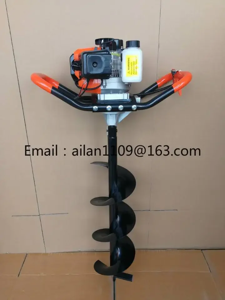 Tree Planting Earth Auger Heavy Duty Ground Earth Auger with 150mm Metal Blade Drill