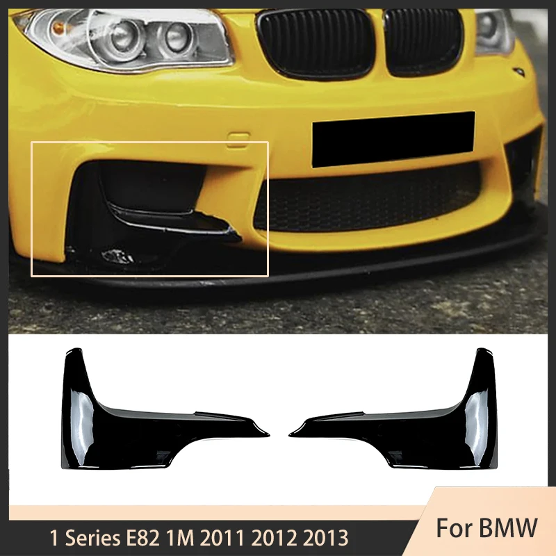 

For BMW 1 Series E82 1M 2011 2012 2013 Front Bumper Side Splitter Cover Lip Lower Spoiler Air Vent Trim Front Bumper Protection