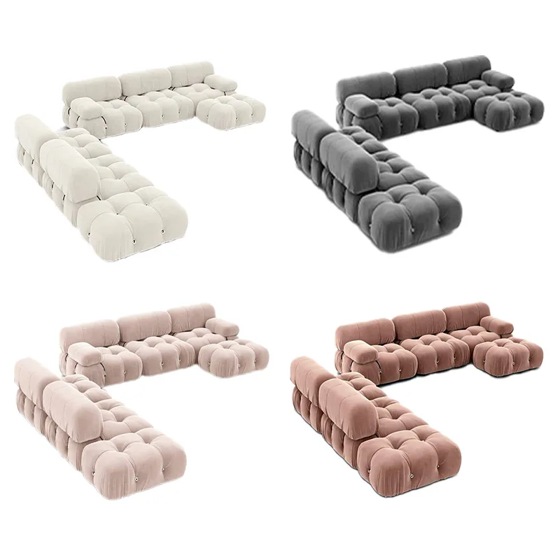 

Nordic fabric , light luxury small apartment sofa combination