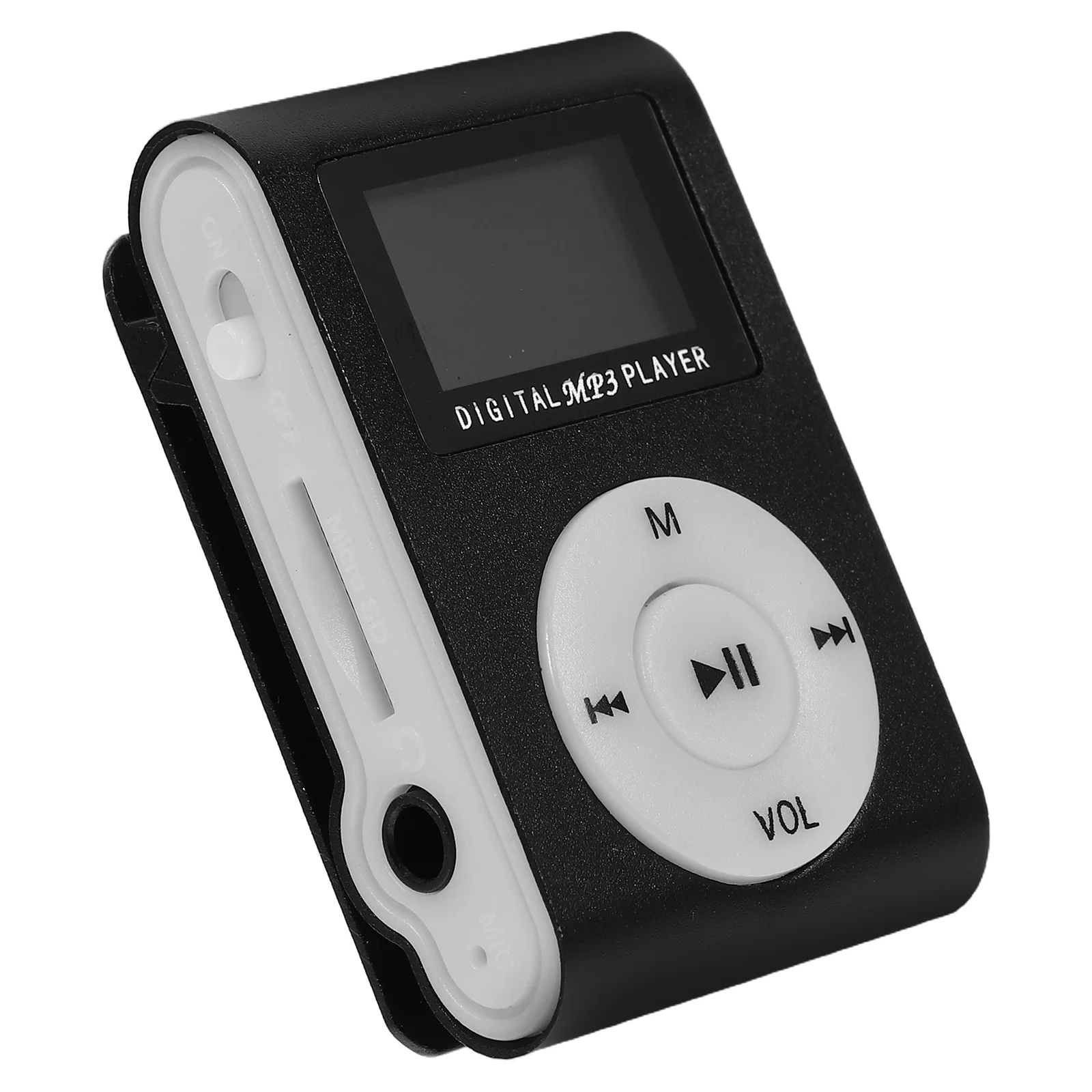 

Compact Clip-on Mp3 Player LCD Display Supports 32GB Micro Card Built-in Li-Ion USB 1.1 2.0 Music Player Portable