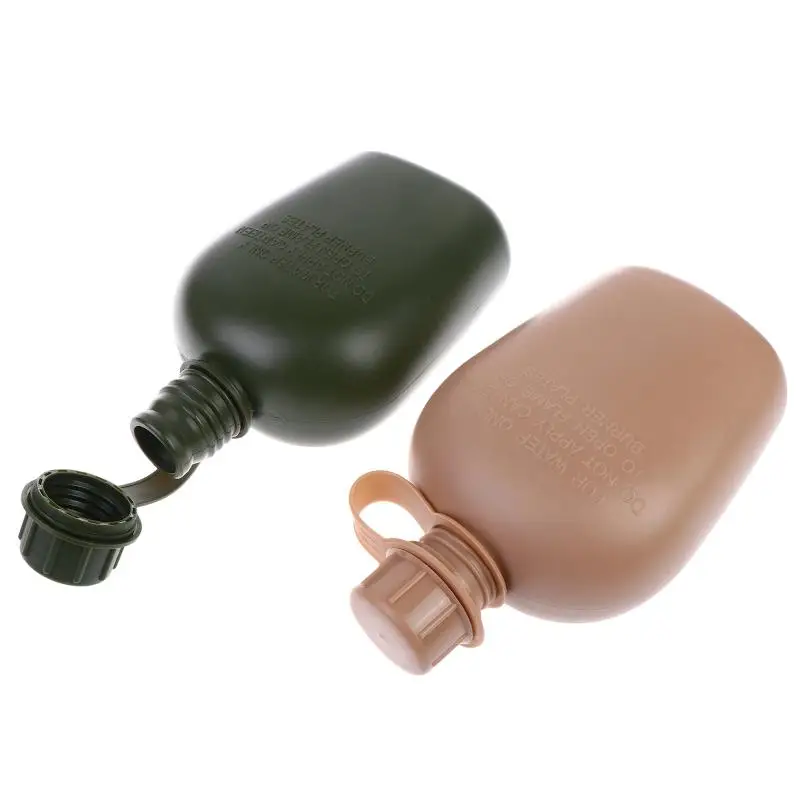 Tactical Water Bottle Large Capacity Military Canteen Leakproof BPA Free for Hiking Camping Outdoor Survival Gear