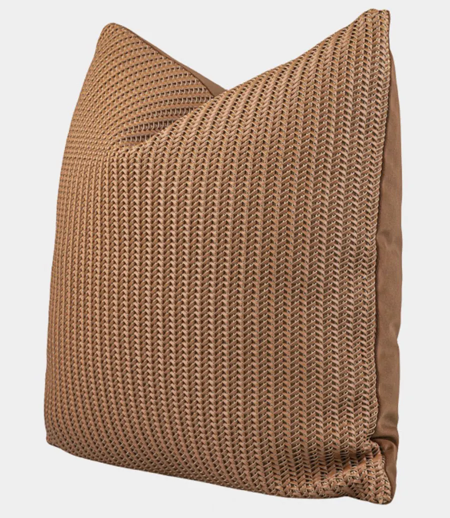 Vintage abstract geometric brown coffee square throw pillow/almofadas case 50,retro trend weave knit cushion cover home decore