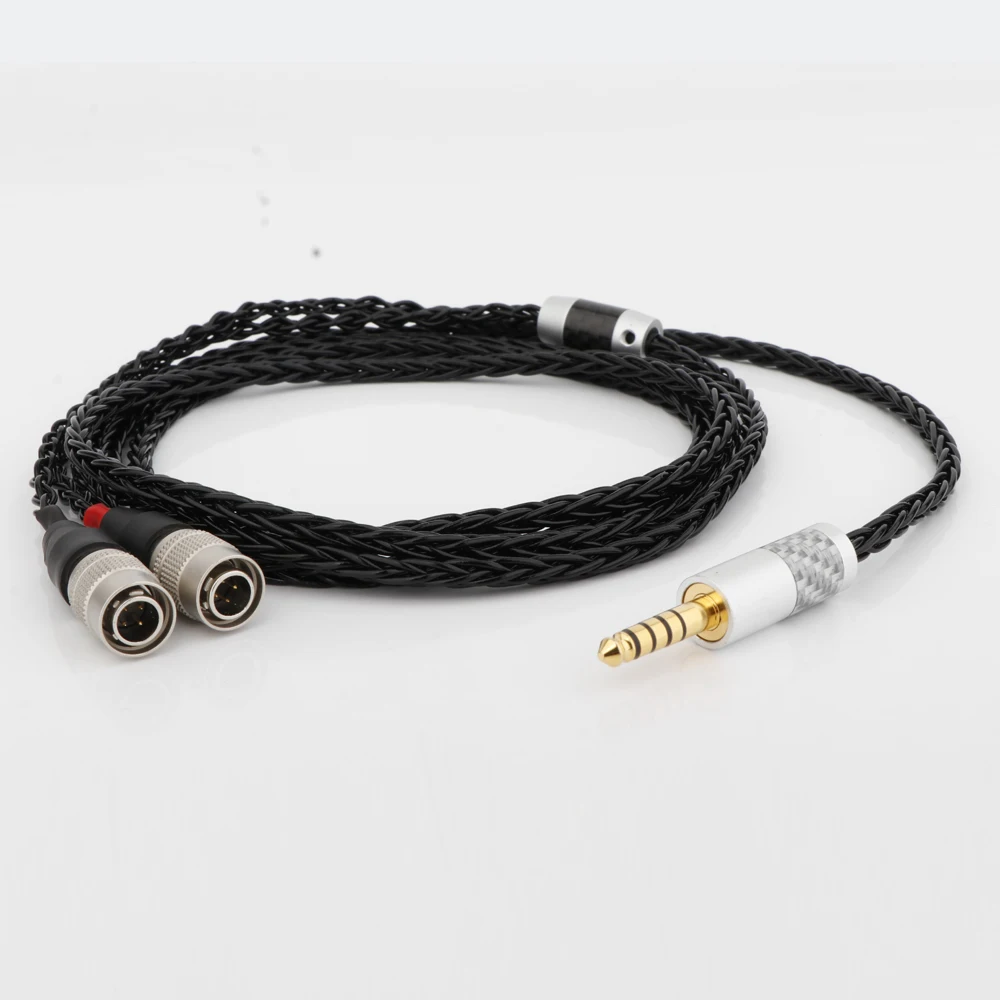 8-adriges OCC versilbertes Kopfhörerkabel ersetzt Upgrade-Kabel für MrSpeakers Mr Speakers Ether Alpha Dog Prime Haldane-Kabel – Detail 1
