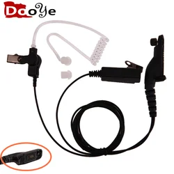 Micrófono de aire para Motorola MTP6550 MTP850S XIR P8268 P8200 APX4000 APX2000 APX6000 DP4800 DP3400 Walkie Talkie, auriculares