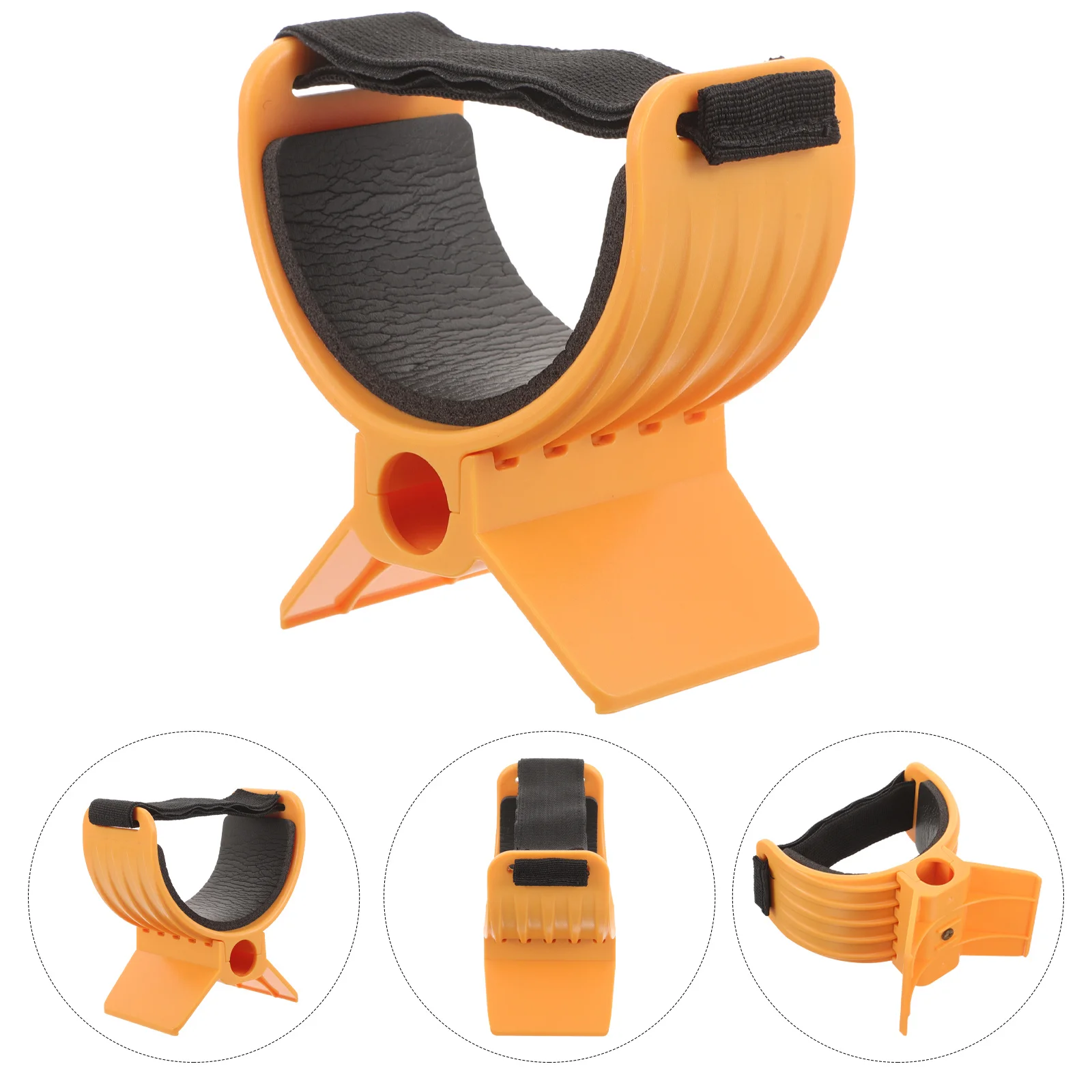 BUTIFULSIC Localizador subterrâneo portátil de metal resistente à água com rack de armazenamento Suporte de plástico amarelo para crianças e adultos