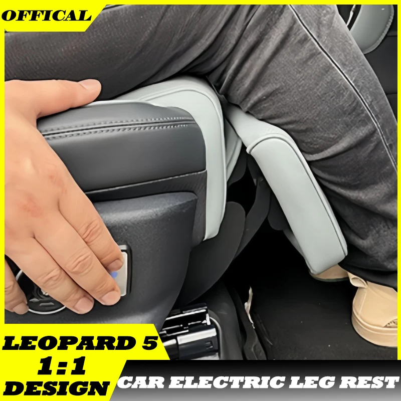 Car Widening Upgrade Electric Leg Rest Fit for BYD Leopard 5 23-24 Modified Car Co-pilot Electric Leg Rest Auto Upgrade Parts