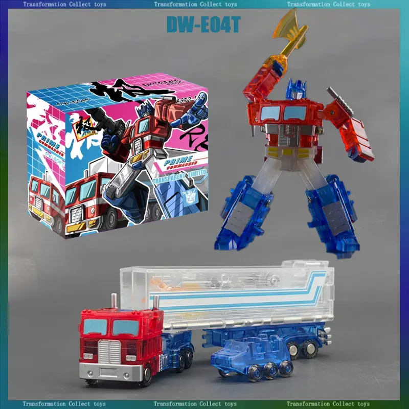 

В наличии Новая трансформация Dr.Wu DW-E04T, цветная прозрачная OP Commander, маленькая масштабная фигурка, модель, коллекция игрушек, подарки