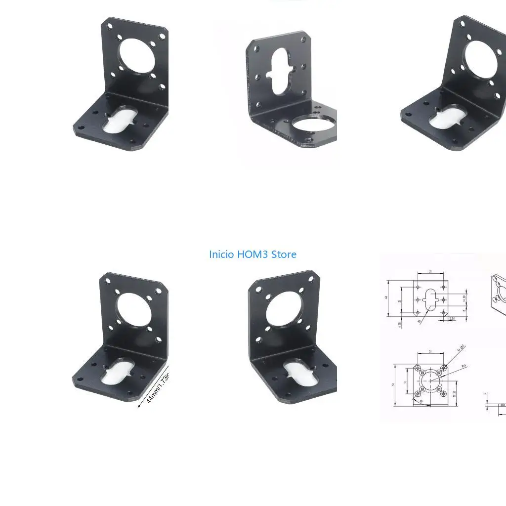 A5YD Metal Base Support Space Saving Installation Motor Bracket Supporting Holder