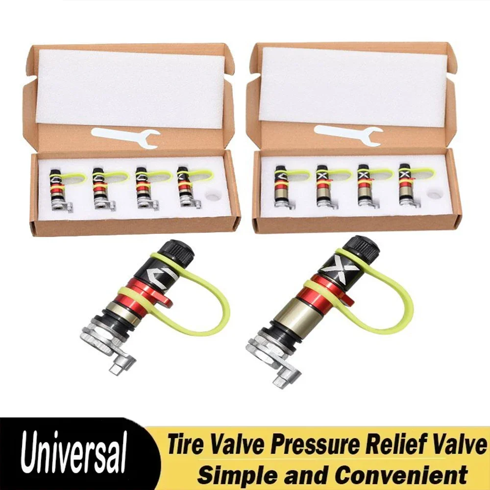 1pcs/4pcs Universal High-quality Desert Off-road Sand Tire Quick Release Valve Tire Valve Pressure Relief Valve Car Accessories