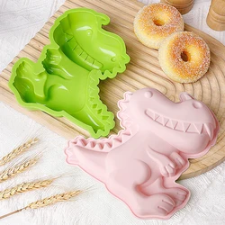 Silicone Dinosaur Cake Mold Cartoon Cute Creative Baking Mold DIY Biscuit Making Tool