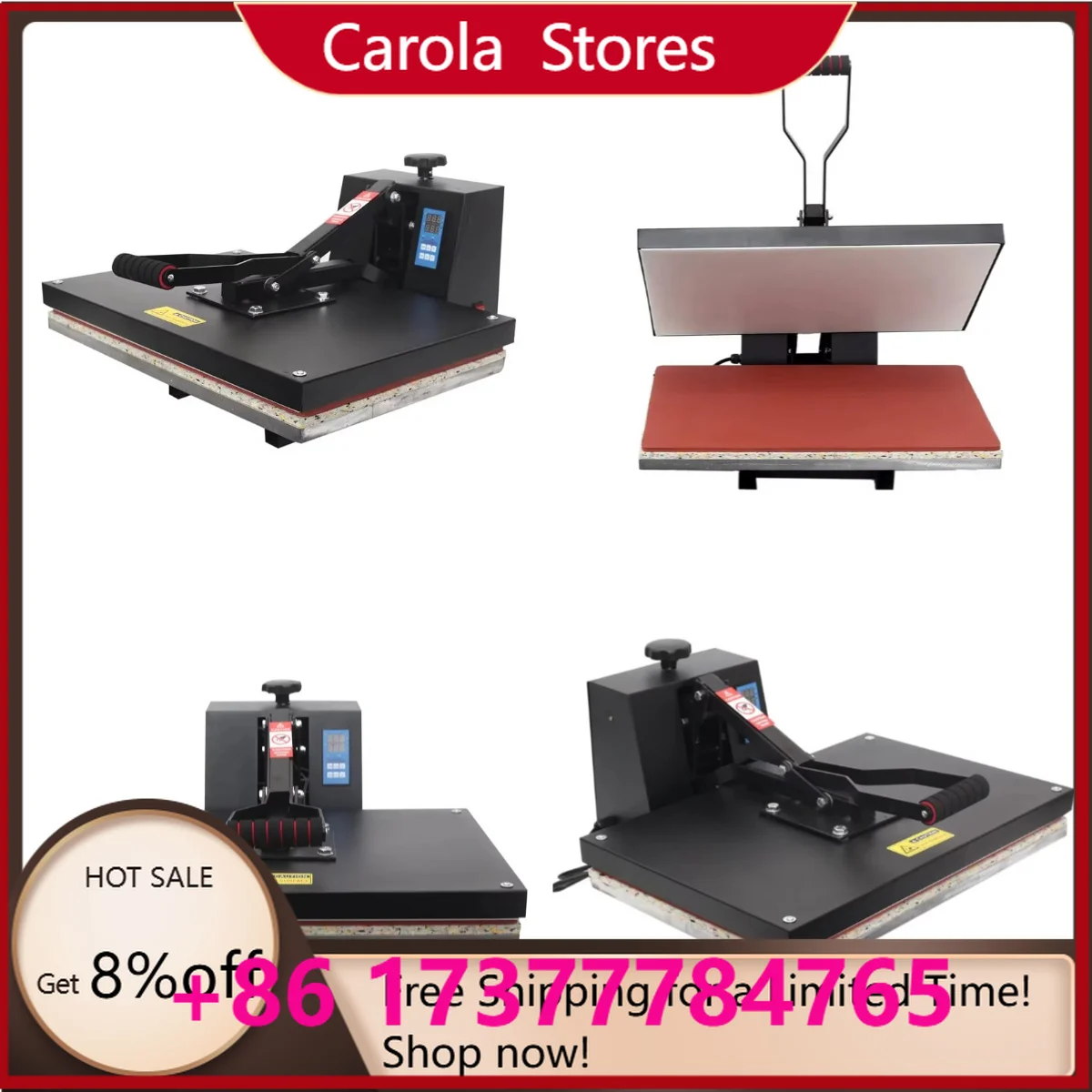 WJW 16*24 Inch (40 X 60cm) Thermal Transfer Sublimation Machine for T-shirt Heat Press Machine