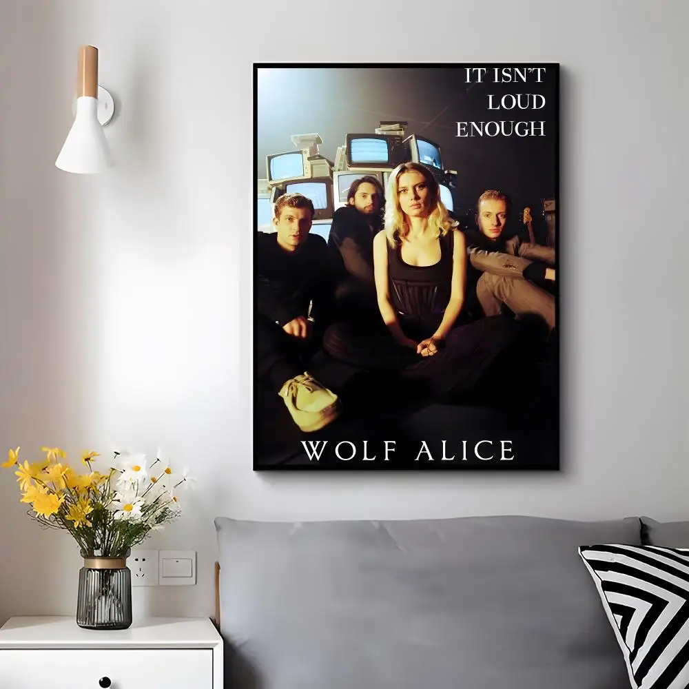 Alternative band w-wolf alice Poster Trendy Aesthetic Wall Decor for Dorm & Bedroom