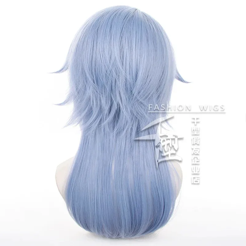 لعبة جينشين إمباكت كاميساتو آياتو شعر مستعار تأثيري أنيمي شعر مستعار تأثيري مقاومة للحرارة الاصطناعية أياكا شقيق آياتو الباروكات