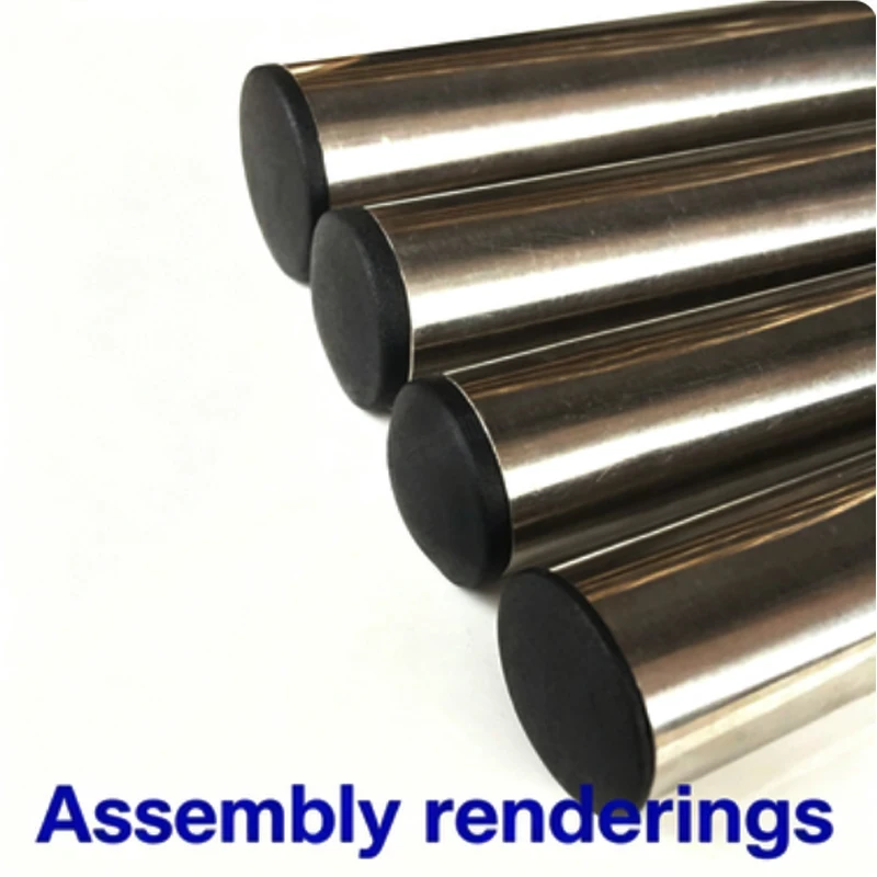 Round Head Arc Rubber Tube Plug, Galvanized Pipe Cap, Chair Leg Floor Protector, Stool End Cover, Rack Plug, Slant Leg Foot Pad