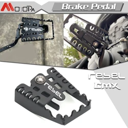Rebel500 Motorcycle Accessories Anti Skid Pedal Brake Pedal For Honda Rebel500 Rebel300 CMX500 CMX300 Rebel 500 300 CMX 500 300