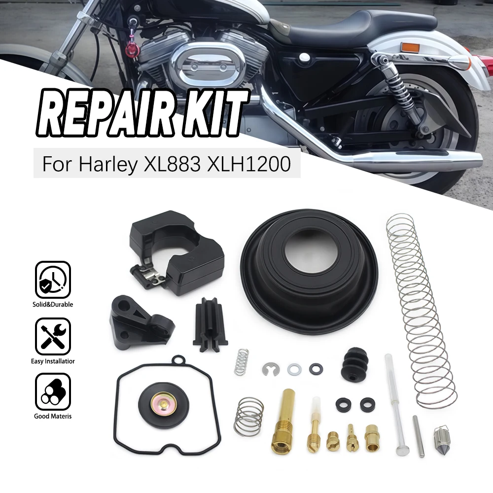 Alconstar Motorcycle Carburetor Rebuild Tool Kit For Harley Davidson Sportster 40mm CV40 XL883 Softail Dyna CV40 27421-99C cv40