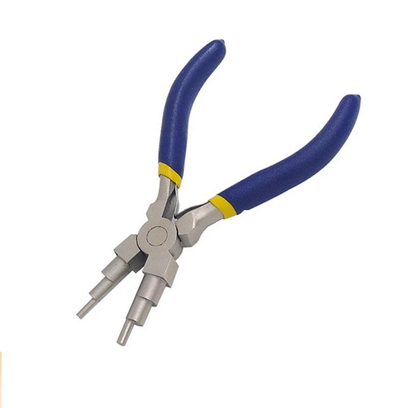 

A98E-6 In 1 Handheld Forming Rustproof Rings Bail Making Plier For 3Mm To 10Mm Carbon Steel Portable Jewelry Tool Wire Looper