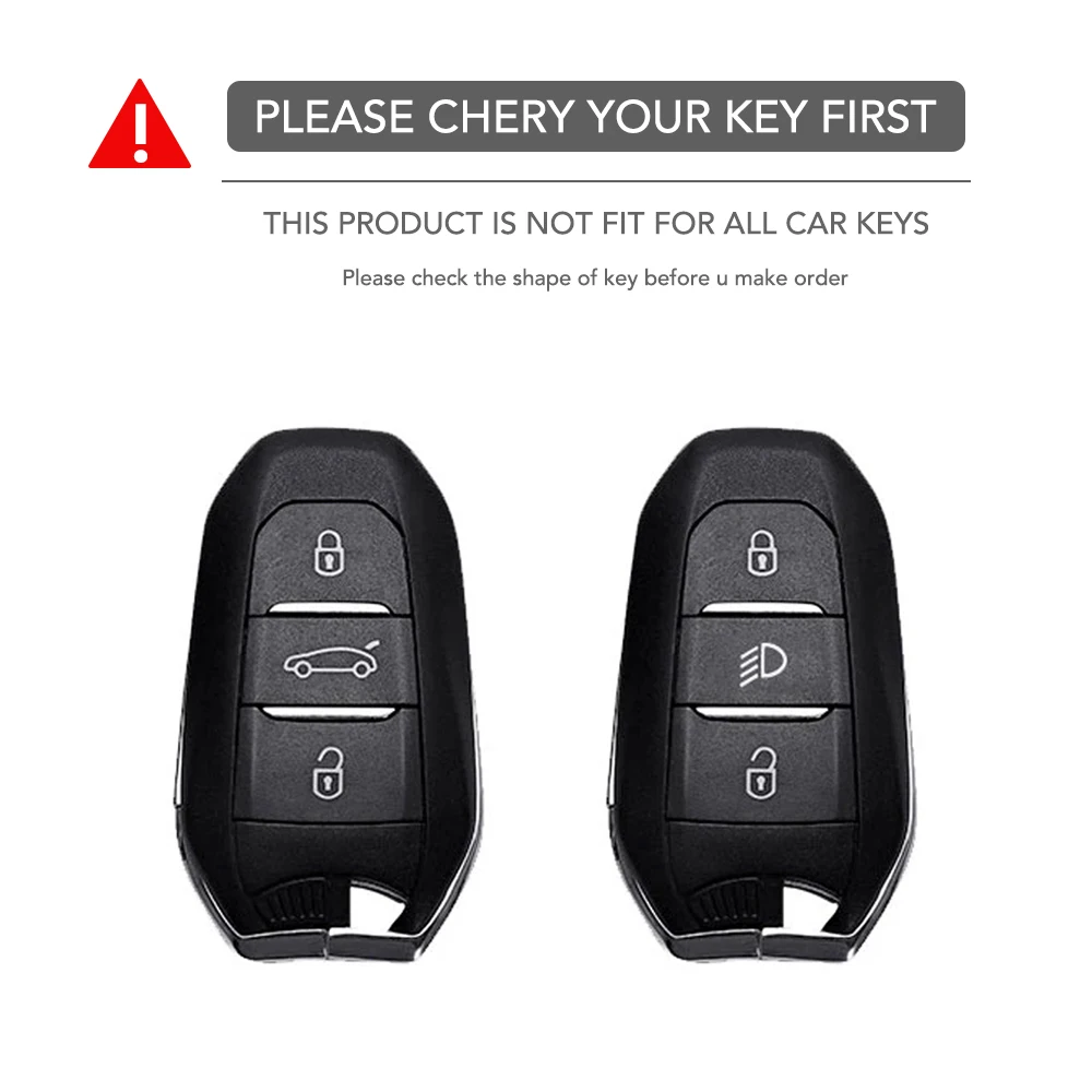 Silicone Key Cover Key Case Car Keychain Fob For Peugeot 3008 307 308 207 208 407 508 206 2008 301 5008 For Citroen C2 C3 C4 C5