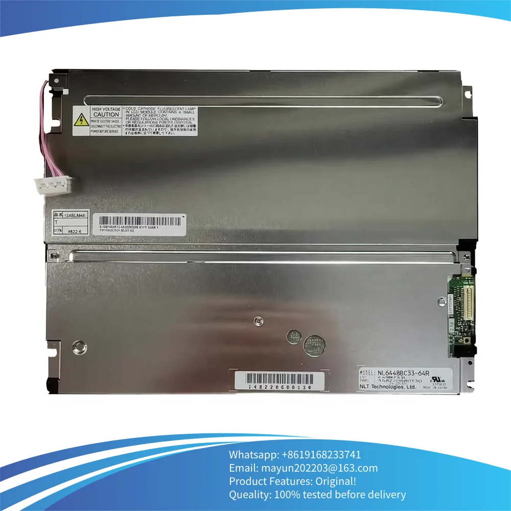 Original 10.4 Inch NL6448BC33-64 NL6448BC33-64D NL6448BC33-64R NL6448BC33-64E LCD Panel Display Modules 640*480