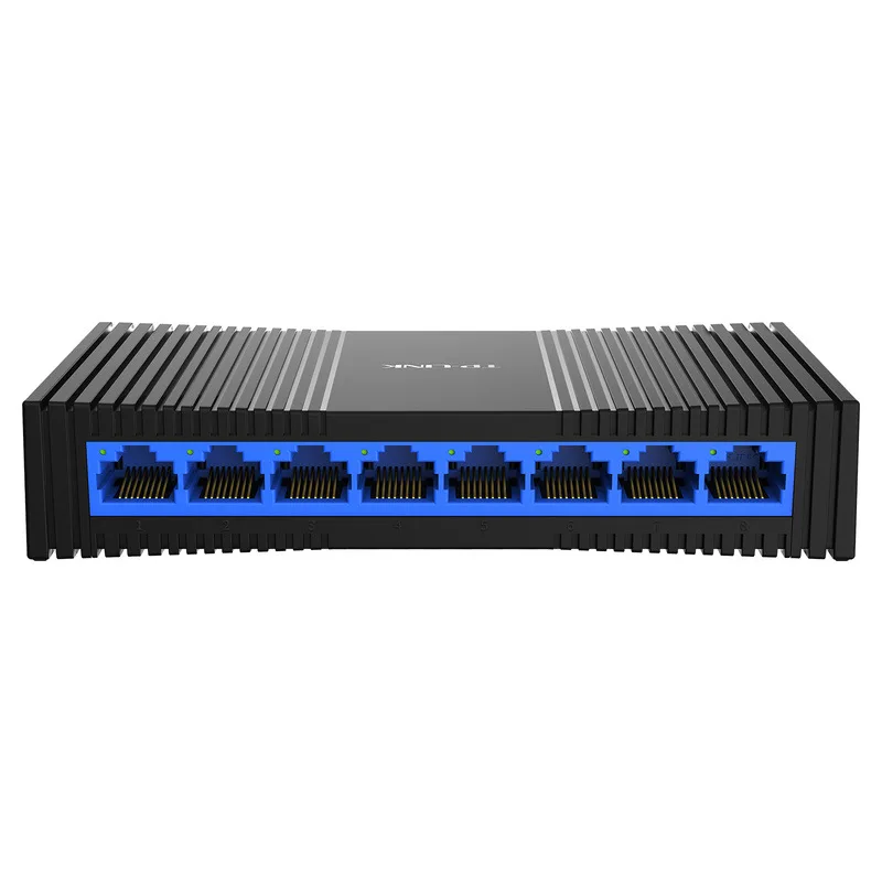 TP-LINK Full Gigabit SG1008+ 1000M Port Network Monitoring Aggregation Home Switch Routing Network Cable Splitter Hub