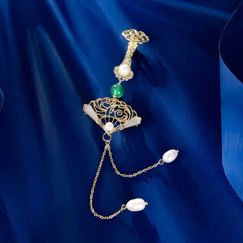 Высококачественные подвески с кисточками в стиле ретро с сильным ощущением изысканности, булавками для аксессуаров Hanfu и брошками Cheongsam.