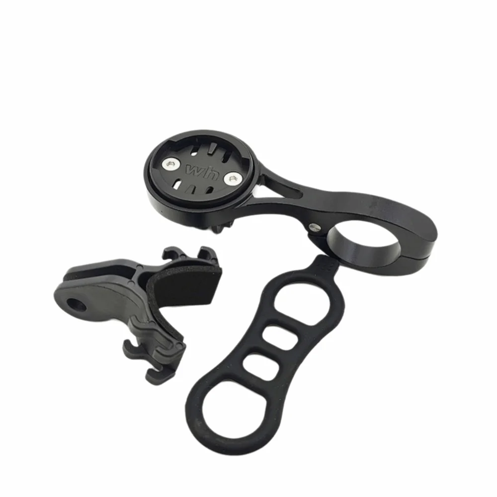Aluminum Alloy Bike Computer Mount Easy Installation 2 in 1 Cycling Computer Bike Mount Compact for Wahoo Cycling Computer