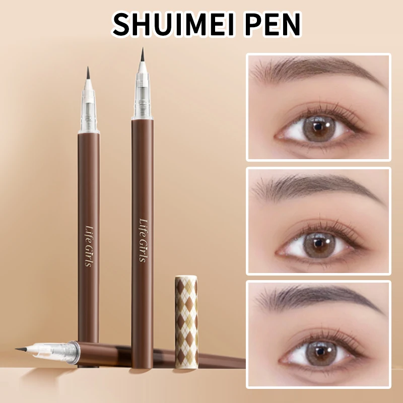 Three-dimensional water eyeshadow pen, extremely fine eyeliner, neutral makeup hold, water-resistant