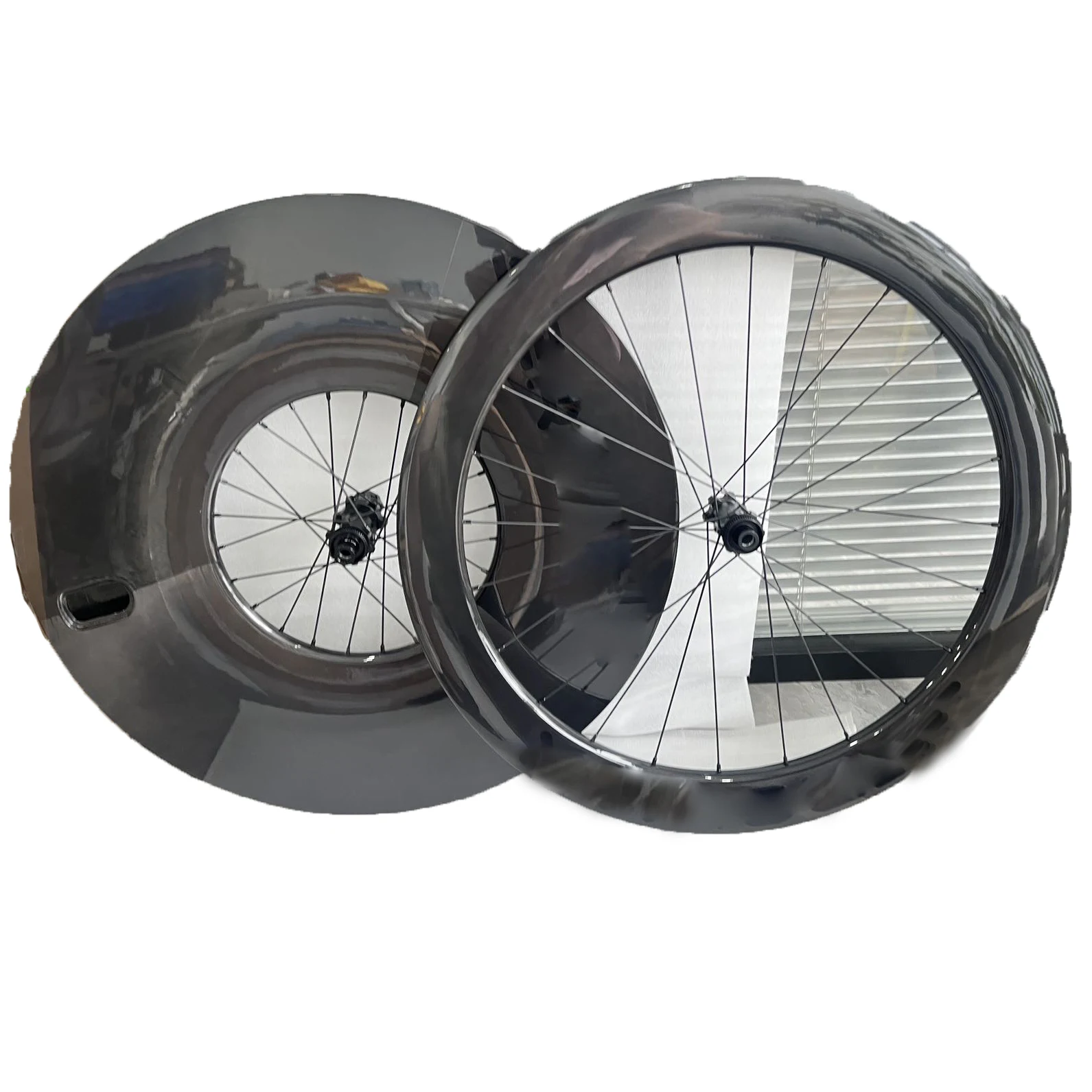 DFS 180 مللي متر عمق عجلة الكربون الطريق المسار TT دراجة عجلة 700C دراجة الكربون حافة لايحتاج ضوء دورة الترياتلون عجلة الدراجة #5