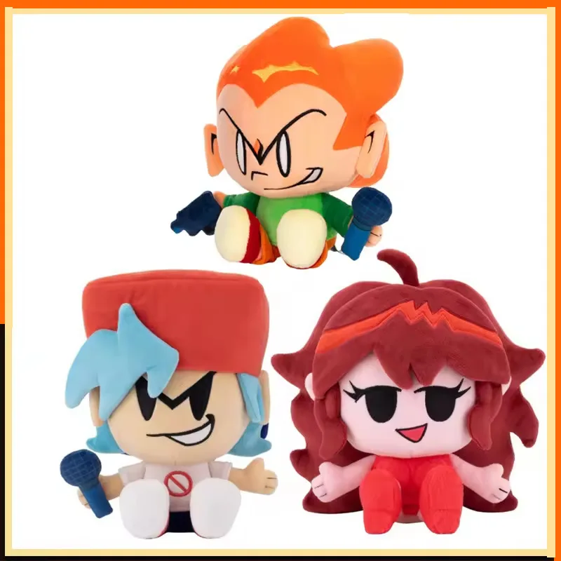 

Новые плюшевые игрушки FNF Nene Pico Darnell, игра Friday Night Funk Pico 26 см, мягкая кукла, подушка, декор комнаты, коллекционные детские рождественские подарки