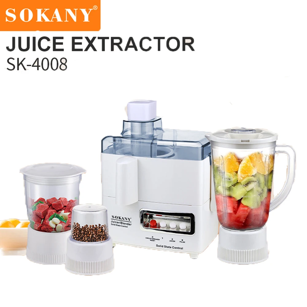 Household Juicer Machine, soybean Grinder Juice Extractor High Juice Yield, Easy to Clean, Juicer for Vegetable Fruits 800W