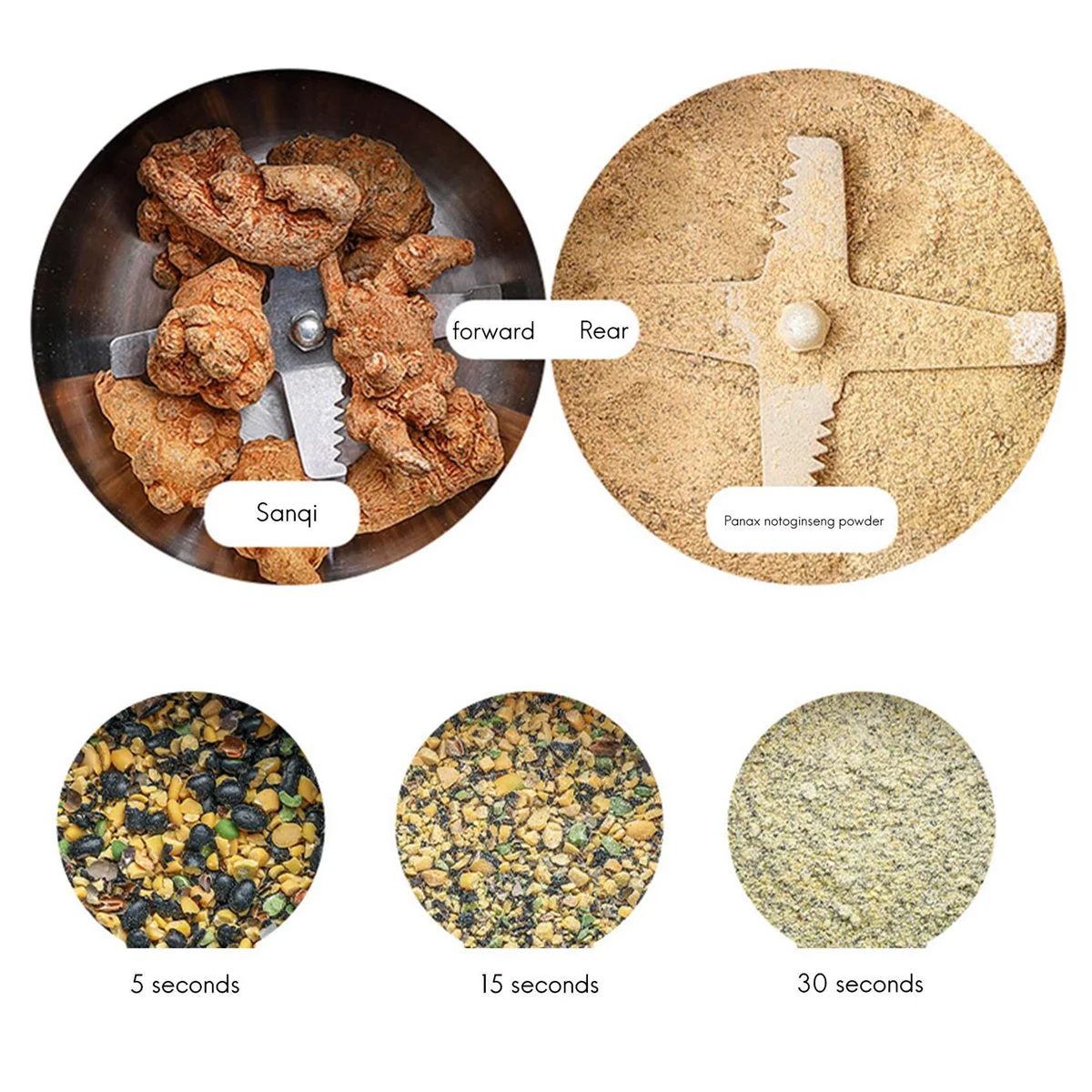 多機能電気コーヒーグラインダー,穀物グラインダー,ナッツ,豆,スパイス,ブレンダー,キッチン,EUプラグ