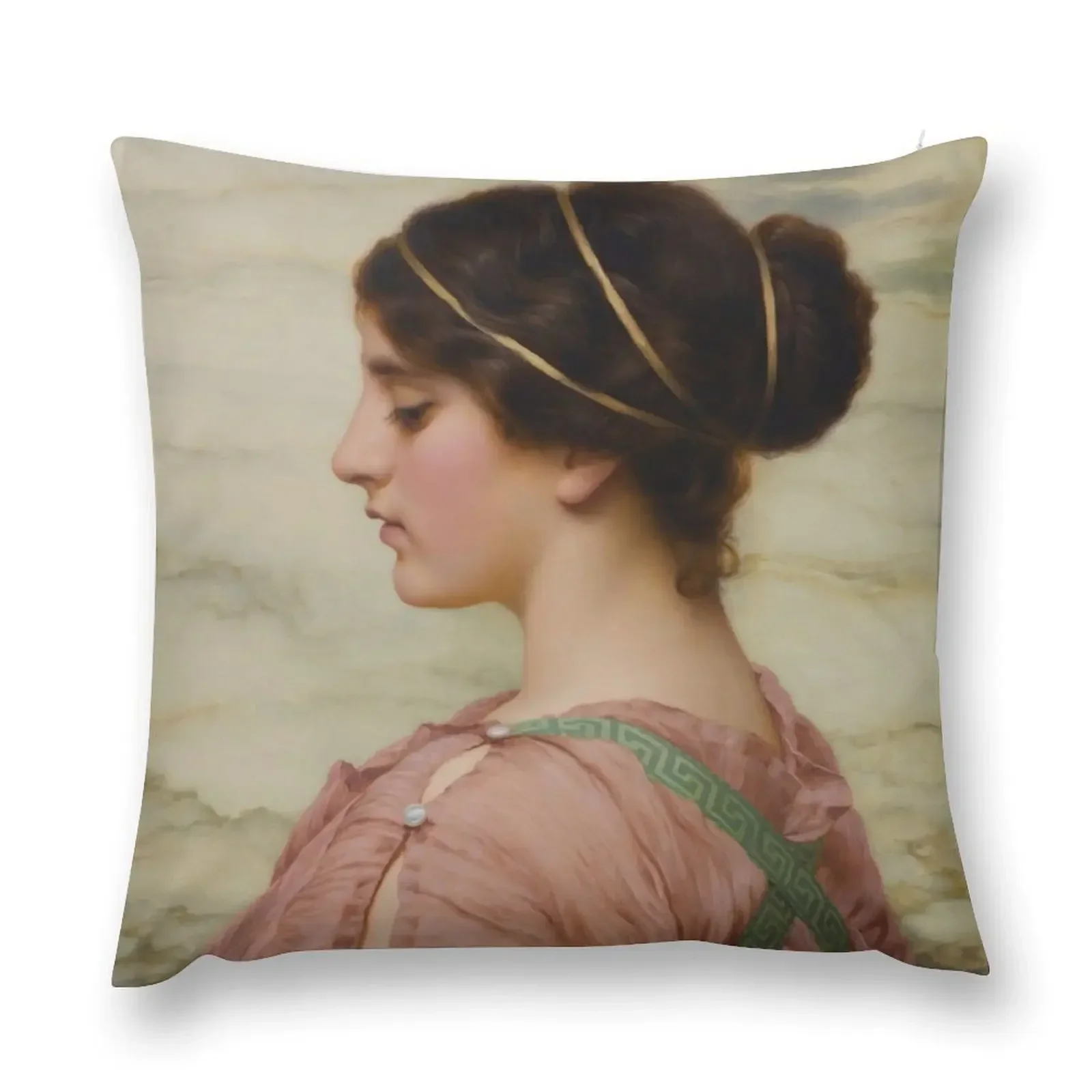 Marcella by Godward Throw Pillow Room decorating items Plaid Sofa Decorative Cushion Cover pillow