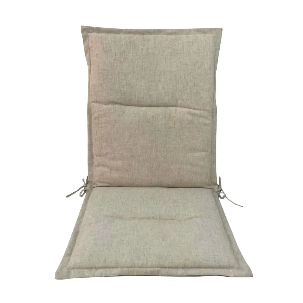 Polyester Integrated High Back Chair Cushion Foldable Waterproof Mat For Outdoor Camping Garden Patio Office Use