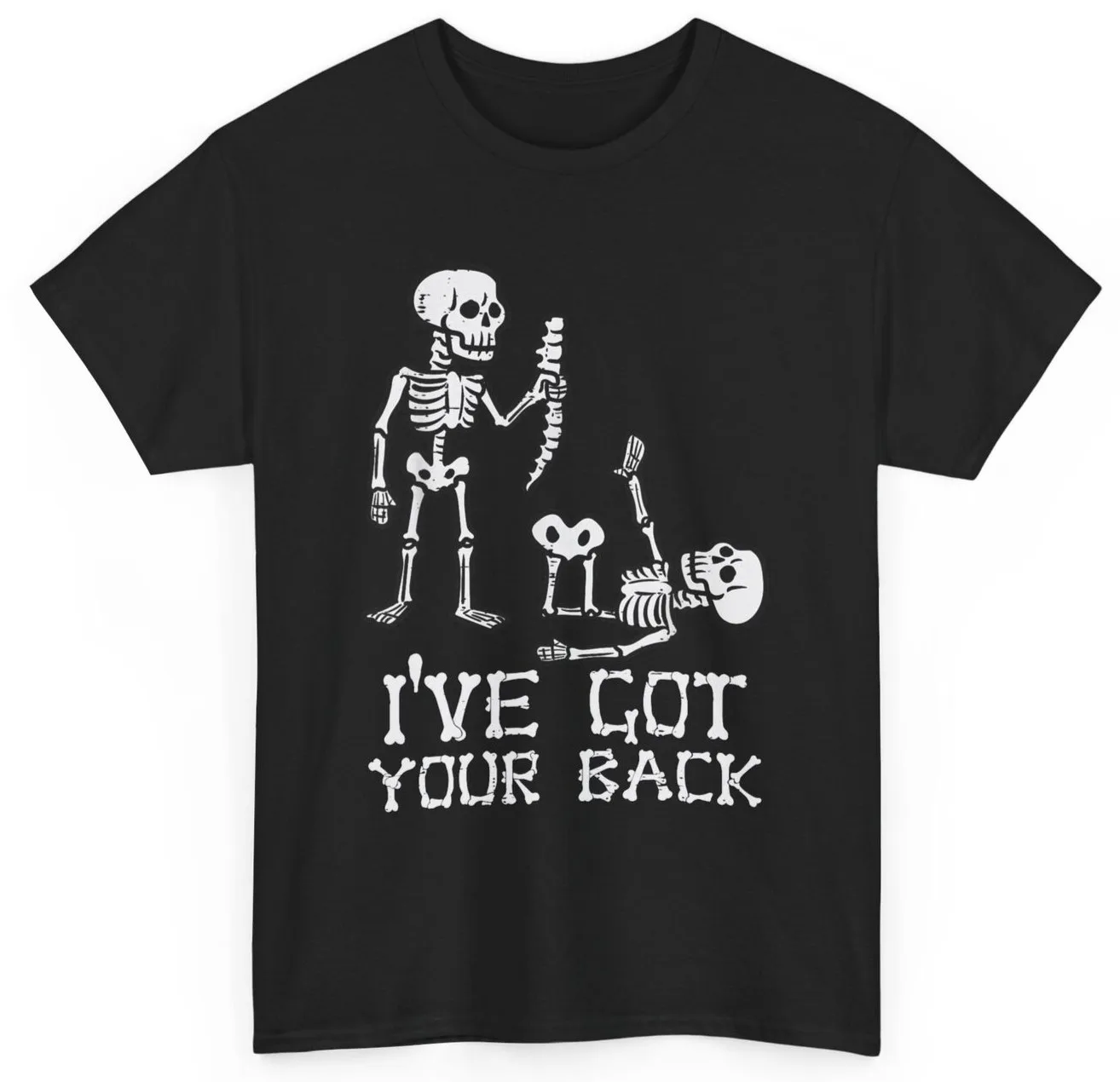 

Хэллоуин Скелеты Ive Got Your Back Костюм Детская футболка