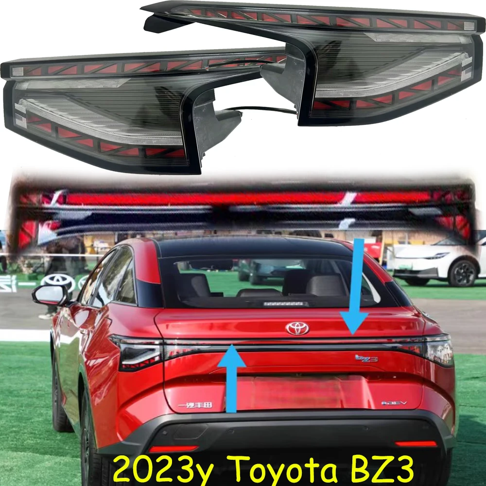 1pcs car accessories bupmer tail light for Toyota BZ3 taillight LED 2023~2024y fog for Toyota BZ3 rear light