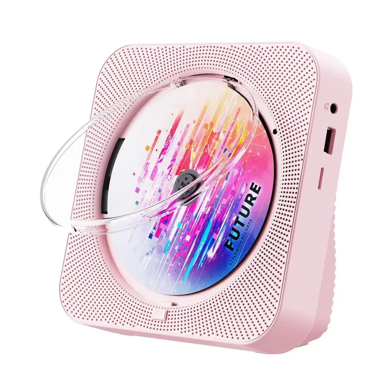 YYHC-Custom charging CD Rereader Home desktop Student Wireless Mini Bluetooth  portable cd player