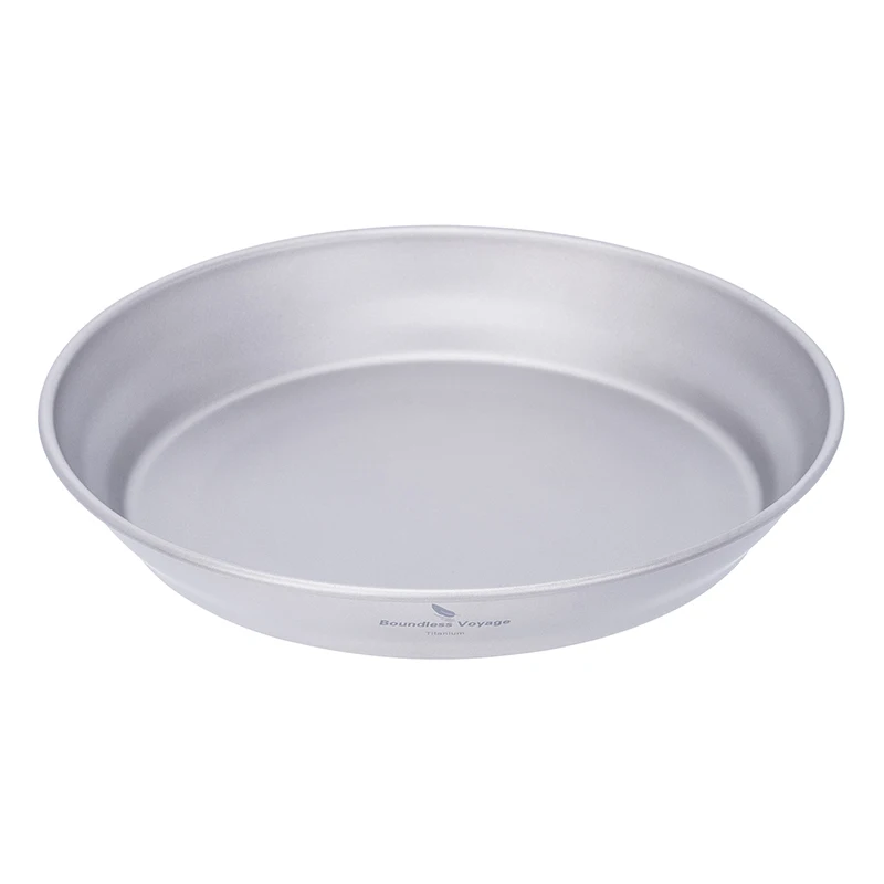 

Набор ультралегких титановых столовых приборов Boundless Voyage: бактериостатическая тарелка для пикника и кемпинга, походная посуда, блюдце