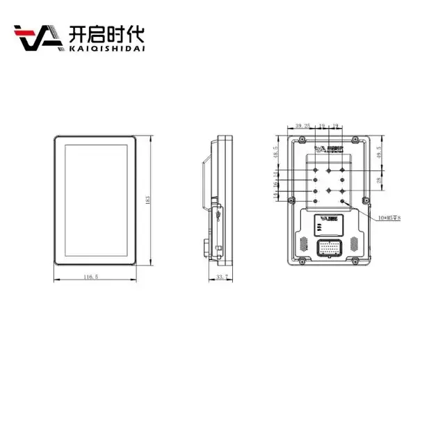 أسعار الجملة وحدة تحكم محرك التيار المتردد Plc العرض الصناعي بالسعة اللمس شاشات كريستال بلورية التحكم مرساة حفارة لوحة العرض