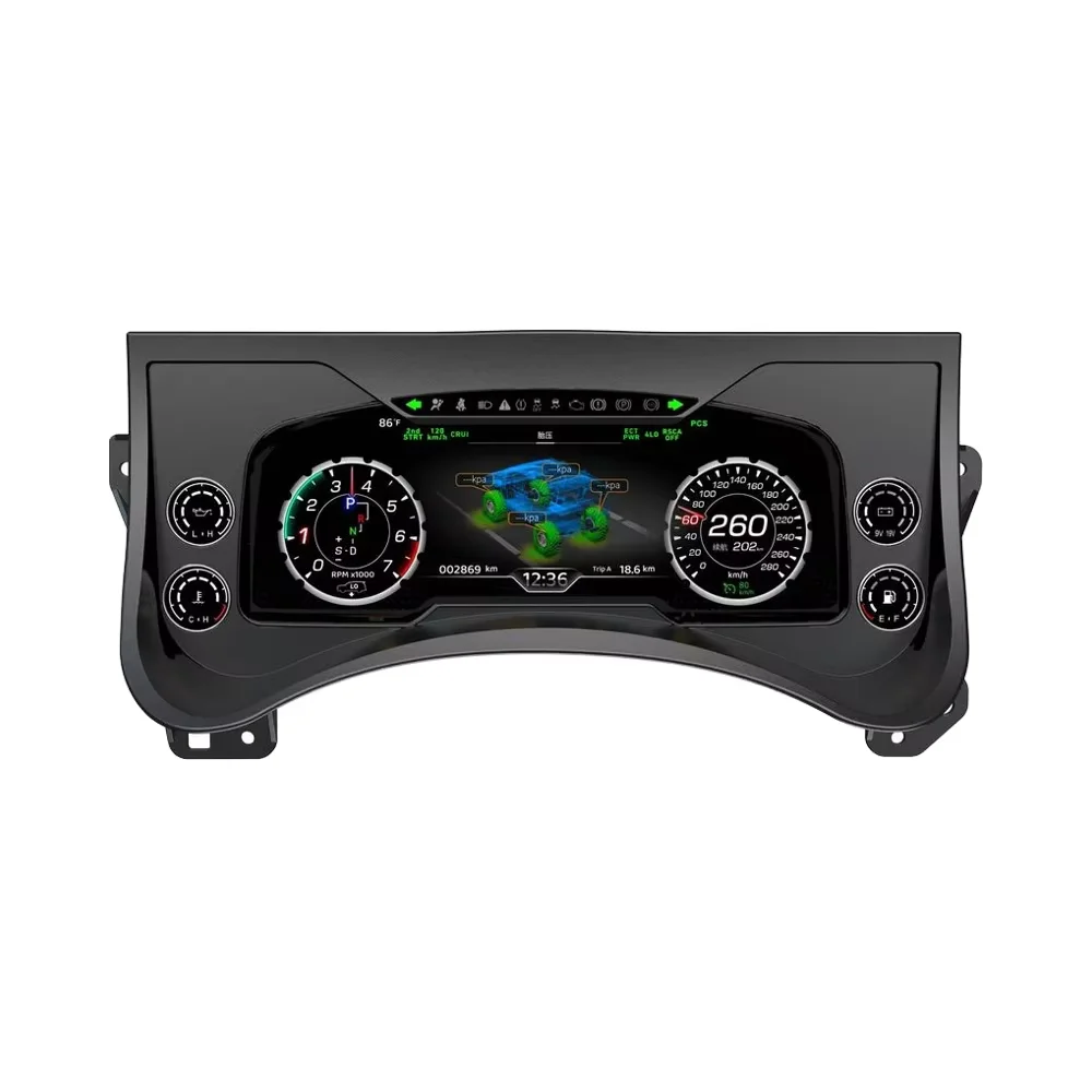 

WEIJUNPRO 12.3 Inch Car Speedometer Digital Dashboard Instrument Cluster for Hummer 2003-2009 Dashboard LCD Panel