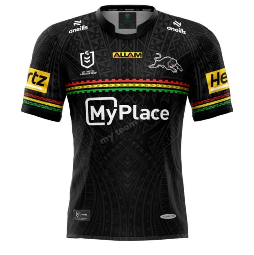 Penrith Panthers 2024 Premiers Home / Away / Anzac / Singlet 2023 PANTHERS PREMIERS JERSEY SHORTS taille S--5XL