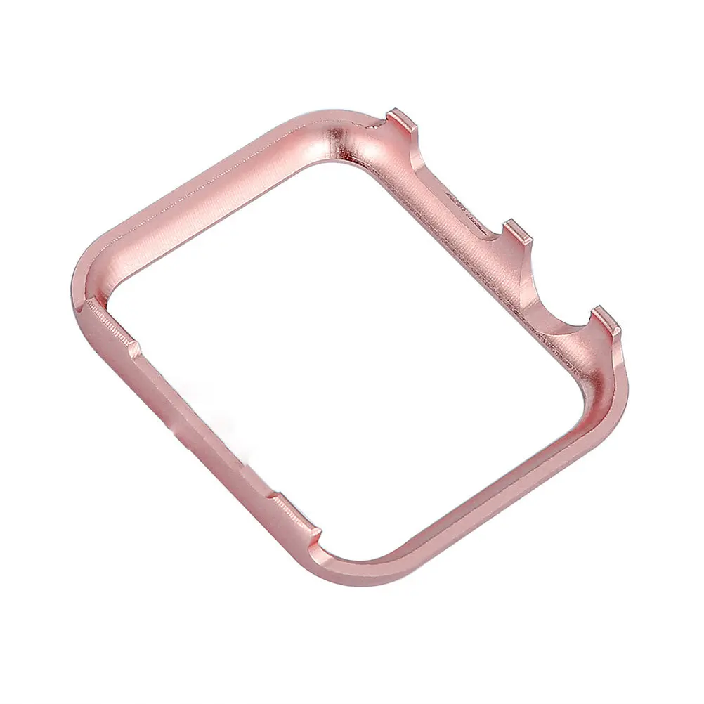 

40Mm Series 4 Protector Aluminium Alloy Metal Shell Bumper Case Full Protection Scratchproof Watch 4 Protector Rose
