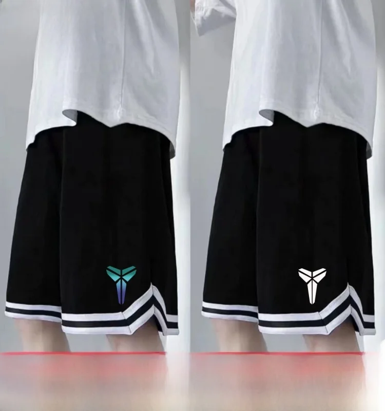 

Ice Silk Qui Dry Thin Baskeall orts Men's Summer Casual Loose Fit Spor Four Seasons Straight Leg ort Pants