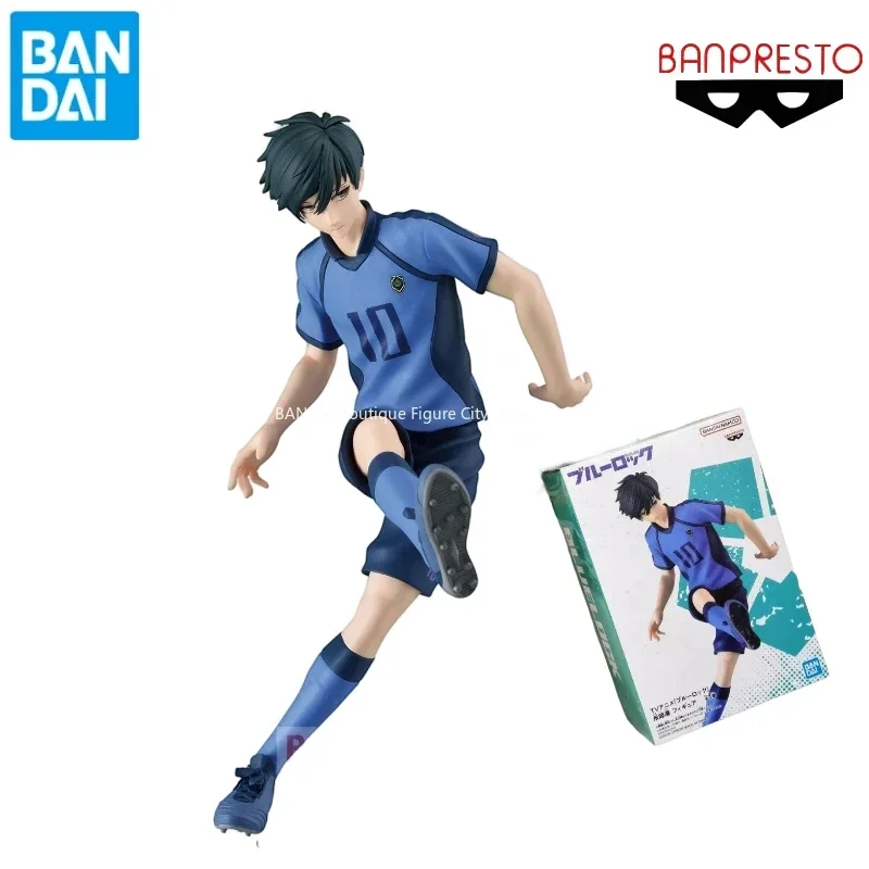 BANDAI-BANPRESTO Optical Factory Scenery Blue Prison Itoshi Rin Figure Collection Gift, Neuf, En stock