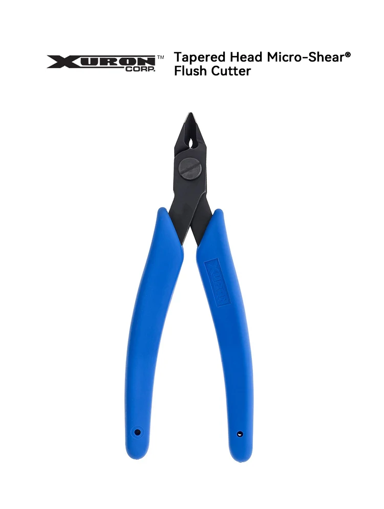 XURON 9200 Präzisions-Seitenschneider mit Mikroschneideklinge für 14AWG 1,6mm Weichdraht, Schmuck- und Feindetail-Schneidewerkzeug – Detail 1