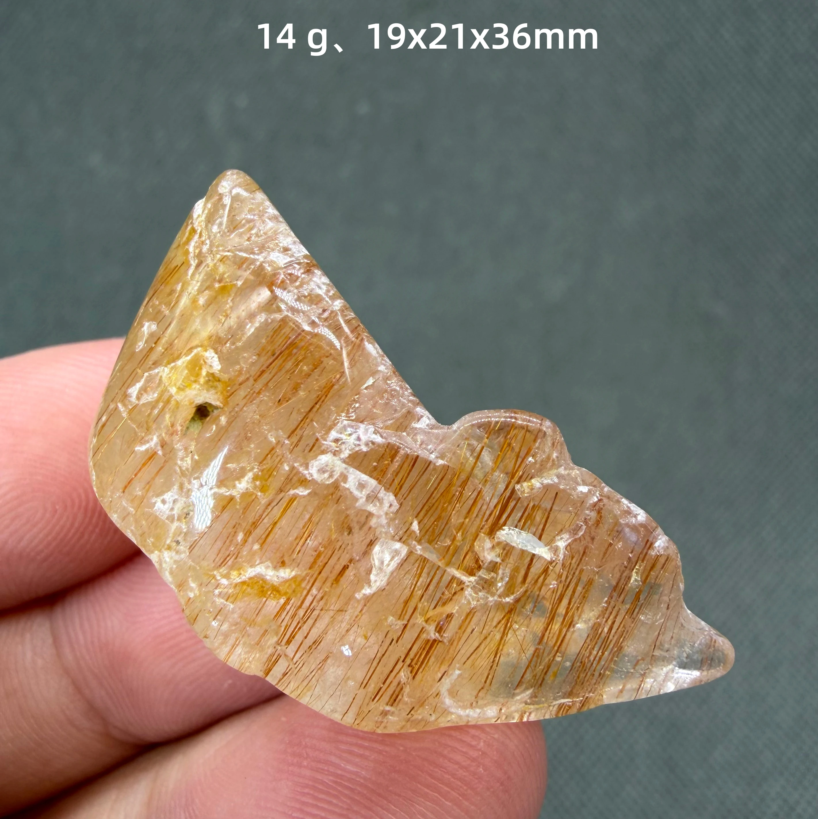 Natural Polishing Gold Rutilated Quartz Raw Stone Specimen Mineral Crystal Rock Reiki Healing Home Decor Feng Shui Collection