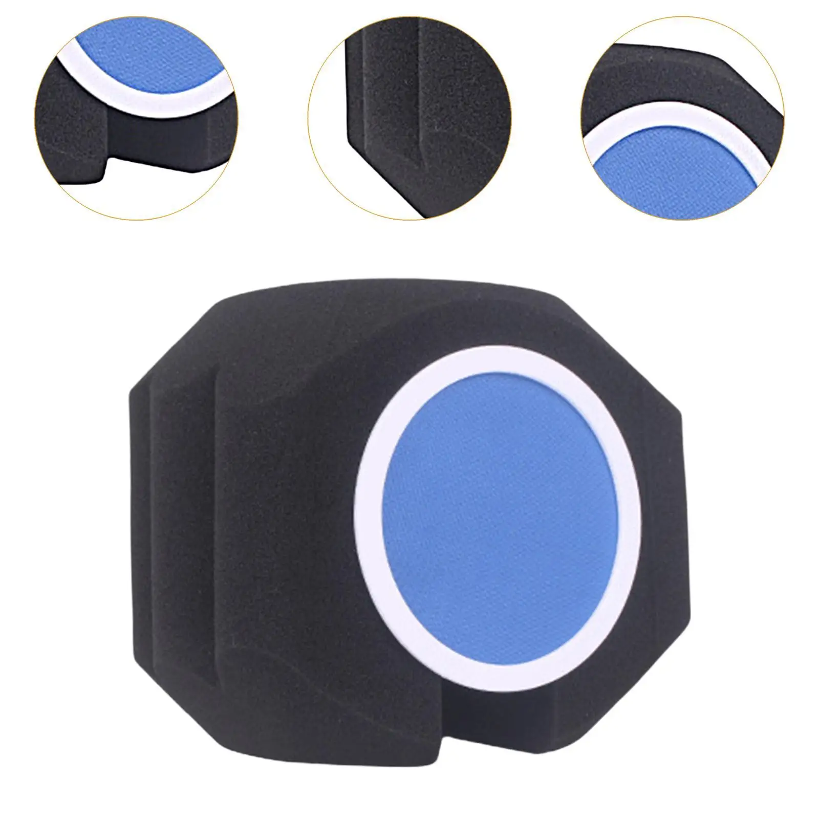 Esponja de cobertura de microfone profissional multiuso resistente leve reutilizável esponja acústica para gravação de estúdio de transmissão