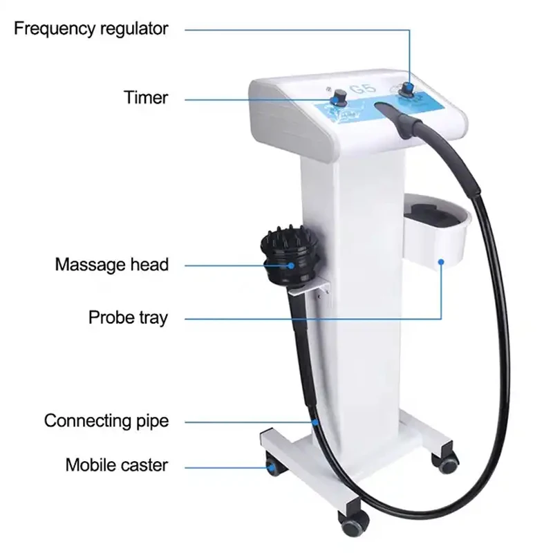 G5 vibrazione 6-testa massaggio del corpo brucia grassi macchina di bellezza dimagrante massaggio alla vita terapia di infiammazione del tessuto a